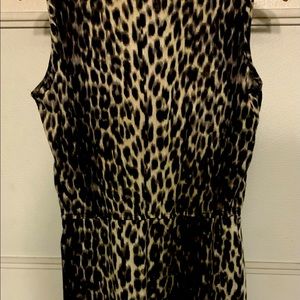 Cheetah print, worn one time.
